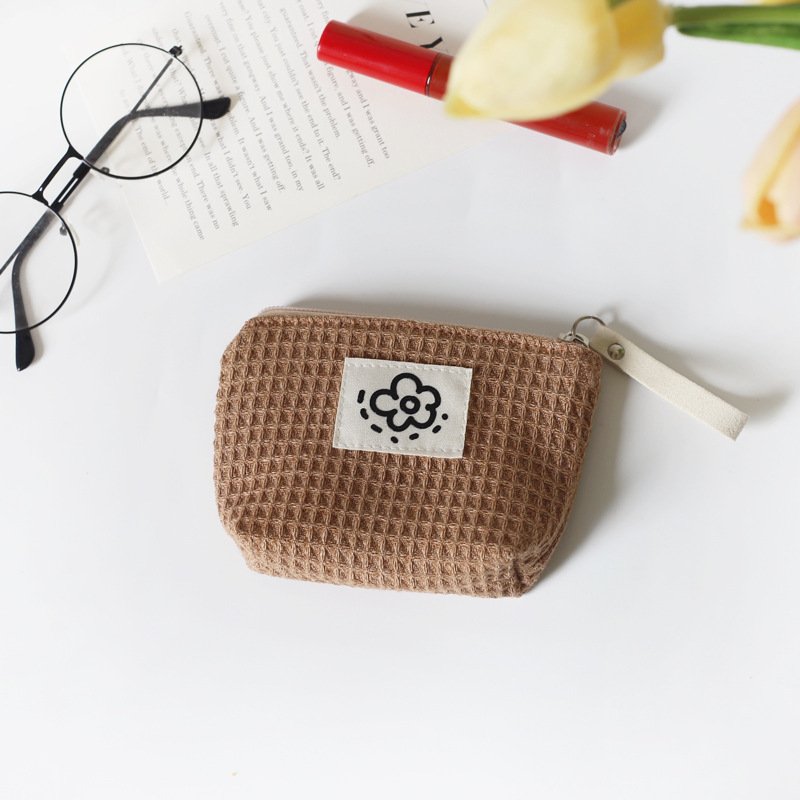Women's Cute Simple Waffle Storage Bag - Image 4