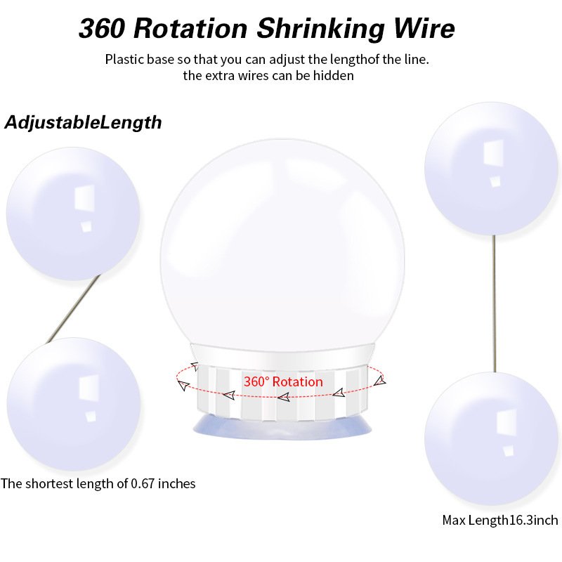 USB Touch Switch LED Mirror Light Bulb - Image 2