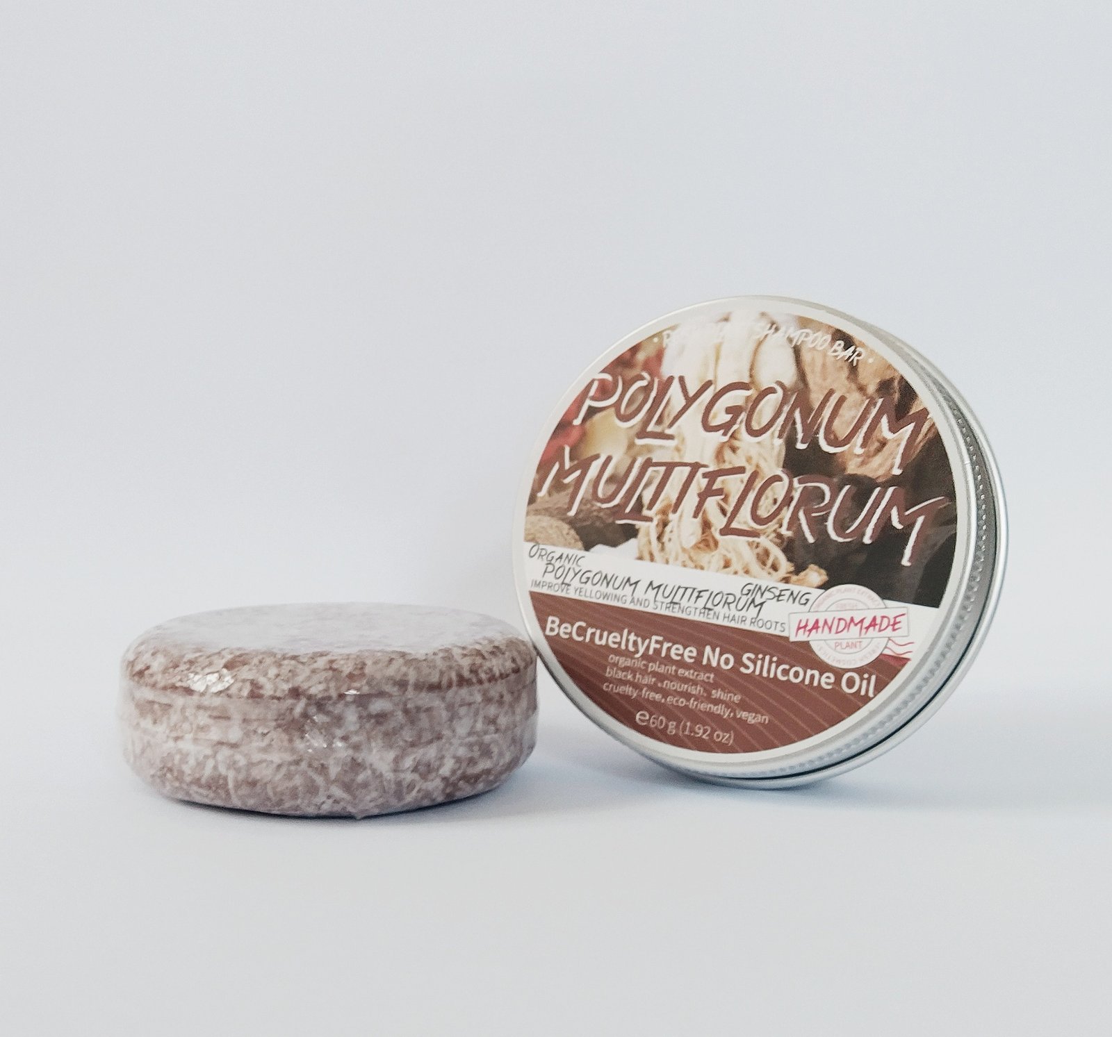 Foreign Trade Silicone Oil Free English Version Polygonum Ginseng Soap Nourishing Soap Shampoo Soap Essential Oil Soap Shampoo Soap - Image 8