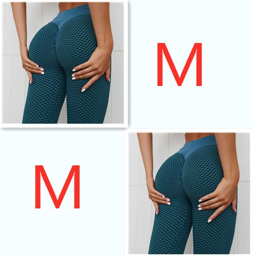 Plaid Leggings Fitness Yoga Pants Women's Seamless High Waist Breathable Gym Leggings - Image 3