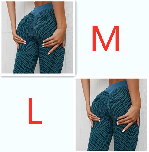 Plaid Leggings Fitness Yoga Pants Women's Seamless High Waist Breathable Gym Leggings - Image 9