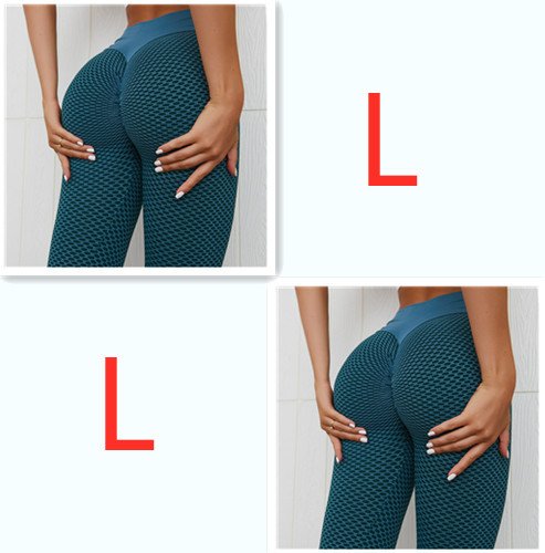 Plaid Leggings Fitness Yoga Pants Women's Seamless High Waist Breathable Gym Leggings - Image 5