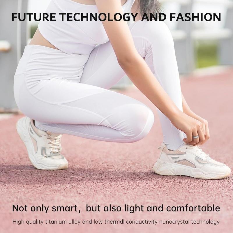 2025 New Silver Edge Diamond Smart Ring Fitness Tracker - Image 10