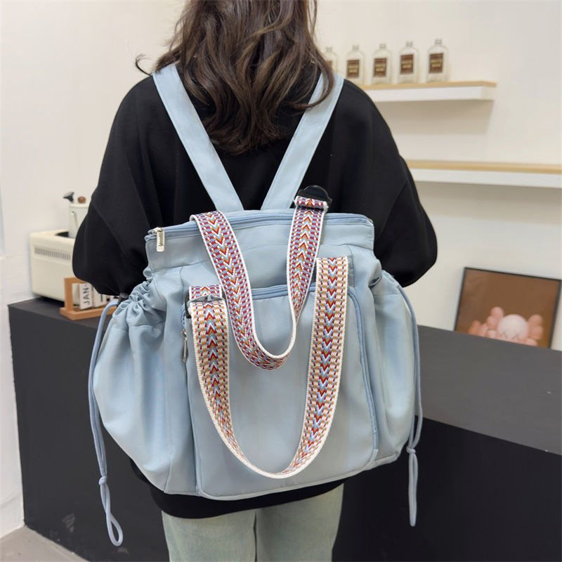 Ins Backpack Fashion Multifunctional Large Capacity Shopping Shoulder Bags Women Waterproof Travel Handbag - Image 9