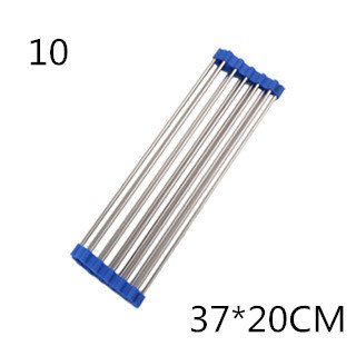 Folding Kitchen Drain Sink Rack Stainless Steel - Image 31