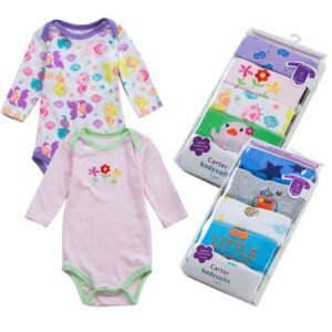 Long-sleeved triangle robe baby onesies cotton romper bag fart clothes baby children's clothing autumn