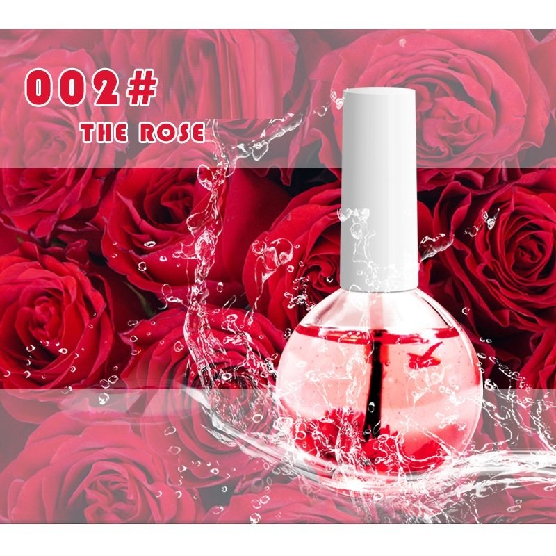 Nail Beauty Dried Flowers Nutrition Nail Treatment Oil Anti-agnail Nail Edge Moisturizing Nail Base Coat Natural Dried Flower Nutrient Solution - Image 2