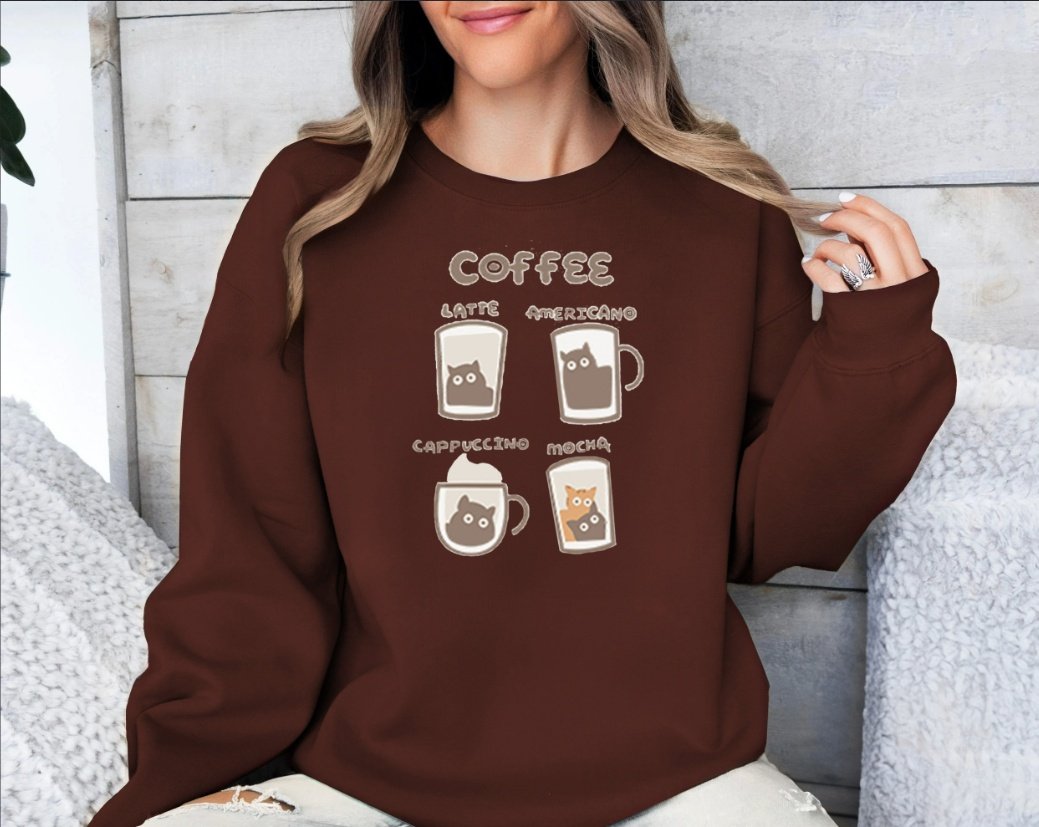 Women's Fashionable Solid Color Printed Long Sleeved Sweatshirt - Image 3
