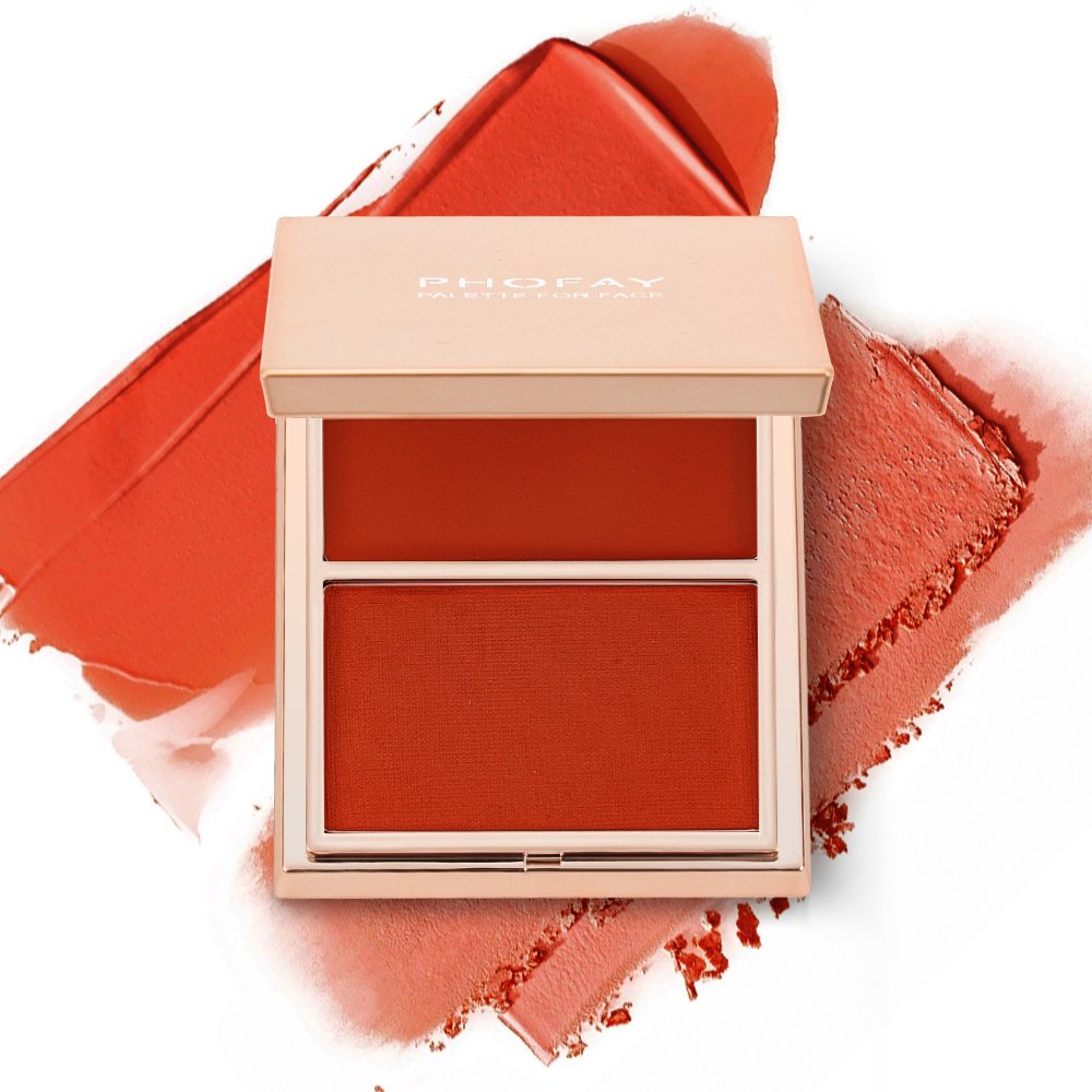 PHOFAY Double-Take Cream & Powder Blush Duo - Image 2