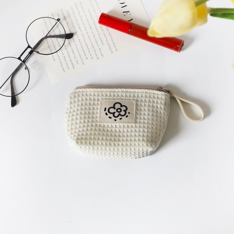 Women's Cute Simple Waffle Storage Bag - Image 8