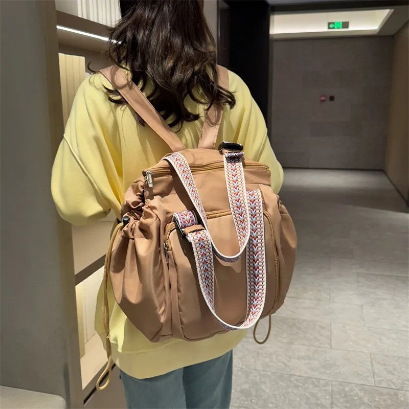Ins Backpack Fashion Multifunctional Large Capacity Shopping Shoulder Bags Women Waterproof Travel Handbag - Image 8