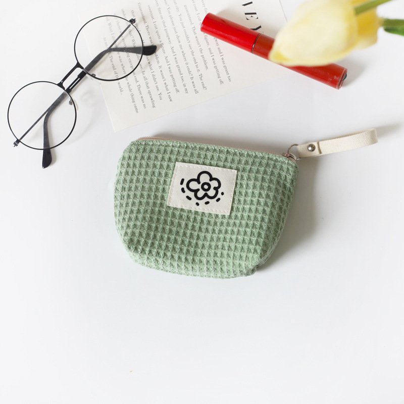 Women's Cute Simple Waffle Storage Bag - Image 7