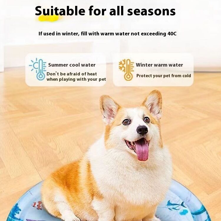 Summer Cooling Pet Water Bed Cushion Ice Pad Dog Sleeping Square Mat For Puppy Dogs Cats Pet Kennel Cool Cold - Image 6