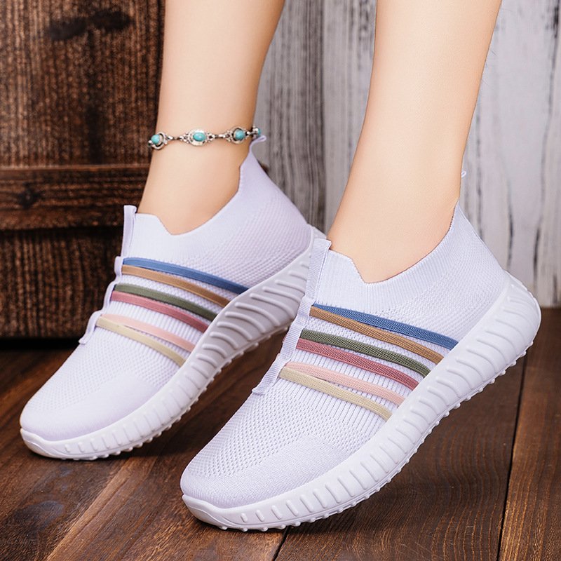 Women's Casual Shoes Breathable Mesh Surface Plus Size Soft Bottom Pumps - Image 5