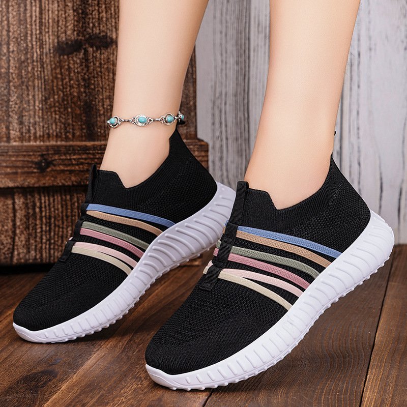 Women's Casual Shoes Breathable Mesh Surface Plus Size Soft Bottom Pumps - Image 9