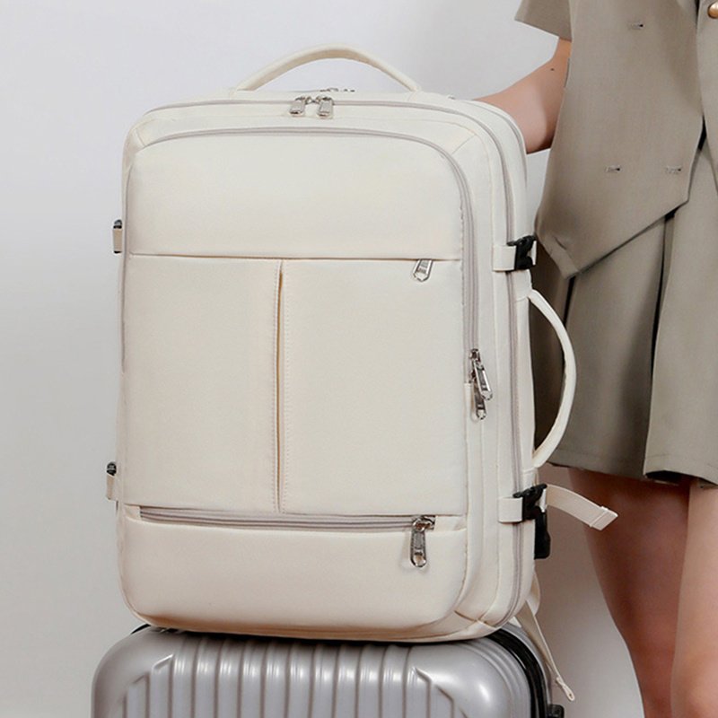 Large Capacity Backpack For Women Men Multiple Pockets And Zippers Versatile Computer Bags Business Travel Backpack - Image 3