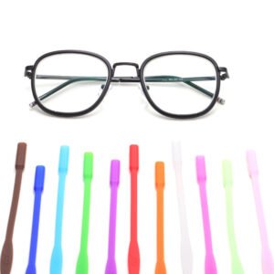Solid Color Simple Silicone Glasses Non-slip Rope Glasses Strap