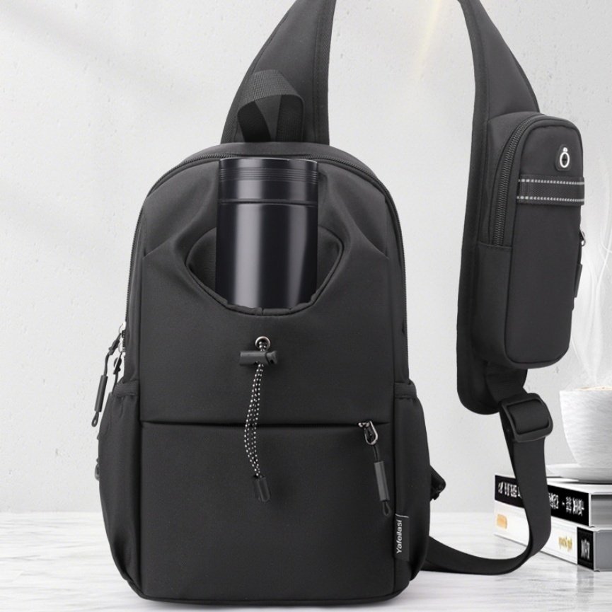 Men's Oxford Cloth Splash-proof Shoulder Crossbody Chest Bag - Image 10