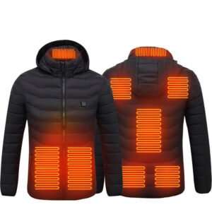 Collar Hooded Lightweight Heating Insulation Jacket