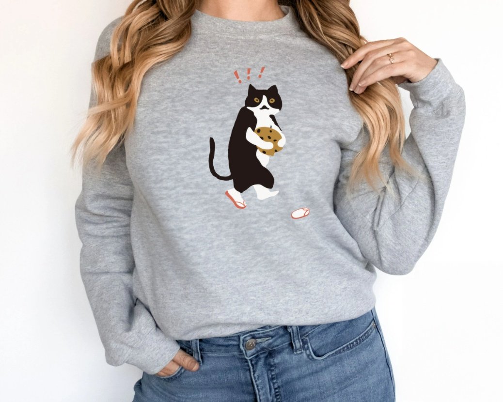 Women's Fashionable Solid Color Printed Long Sleeved Sweatshirt - Image 8