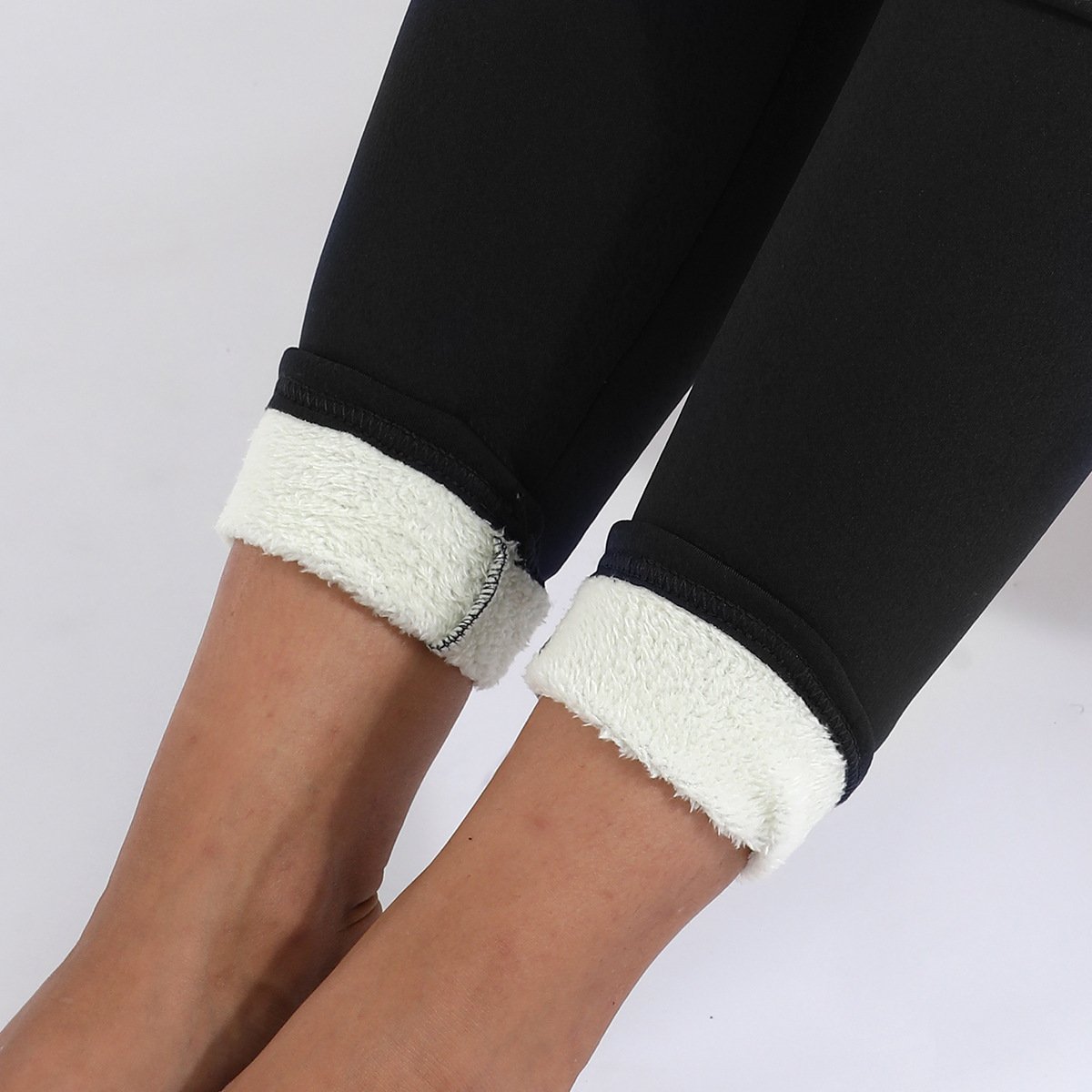 Winter Leggings Warm Thick High Stretch Lamb Cashmere Leggins Skinny Fitness Woman Pants - Image 6