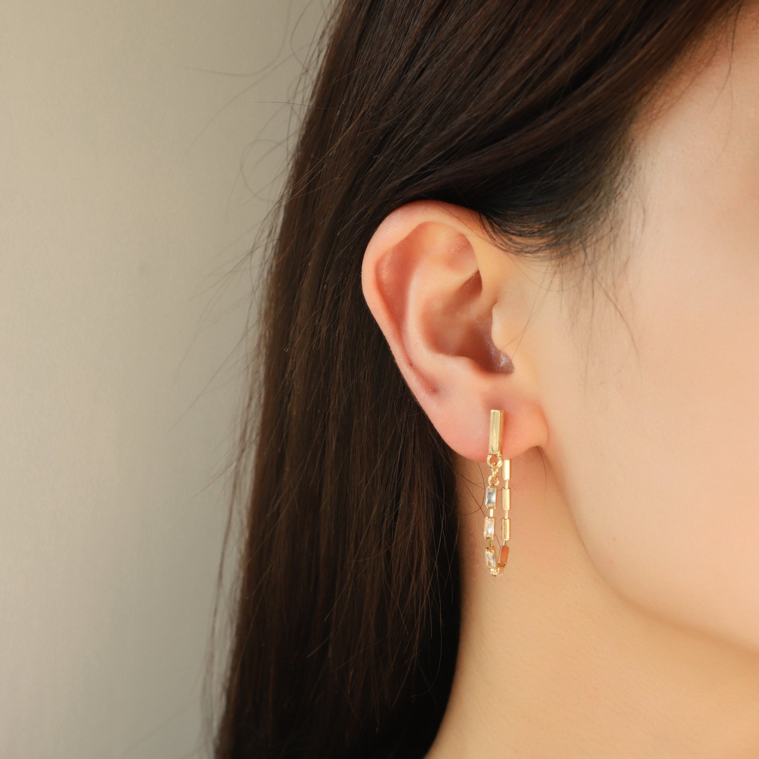 European And American Chain Like Flat Snake Twin Necklace Women's Classic Fashion - Image 3