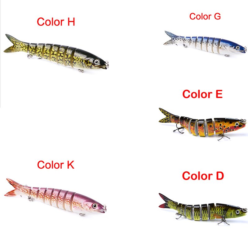 Pike Fishing Lures Artificial Multi Jointed Sections Hard Bait Trolling Pike Carp Fishing Tools - Image 9