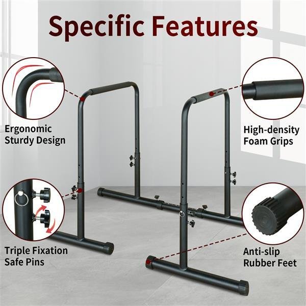 Power Tower Pull Pull Up Rod Stand, Adjustable Height Heavy Duty Multi Functional Fitness Training Equipment - Image 2