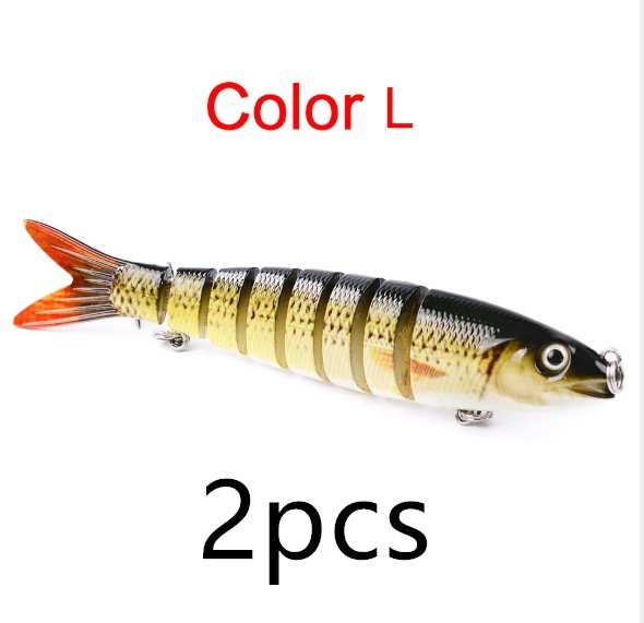 Pike Fishing Lures Artificial Multi Jointed Sections Hard Bait Trolling Pike Carp Fishing Tools - Image 8