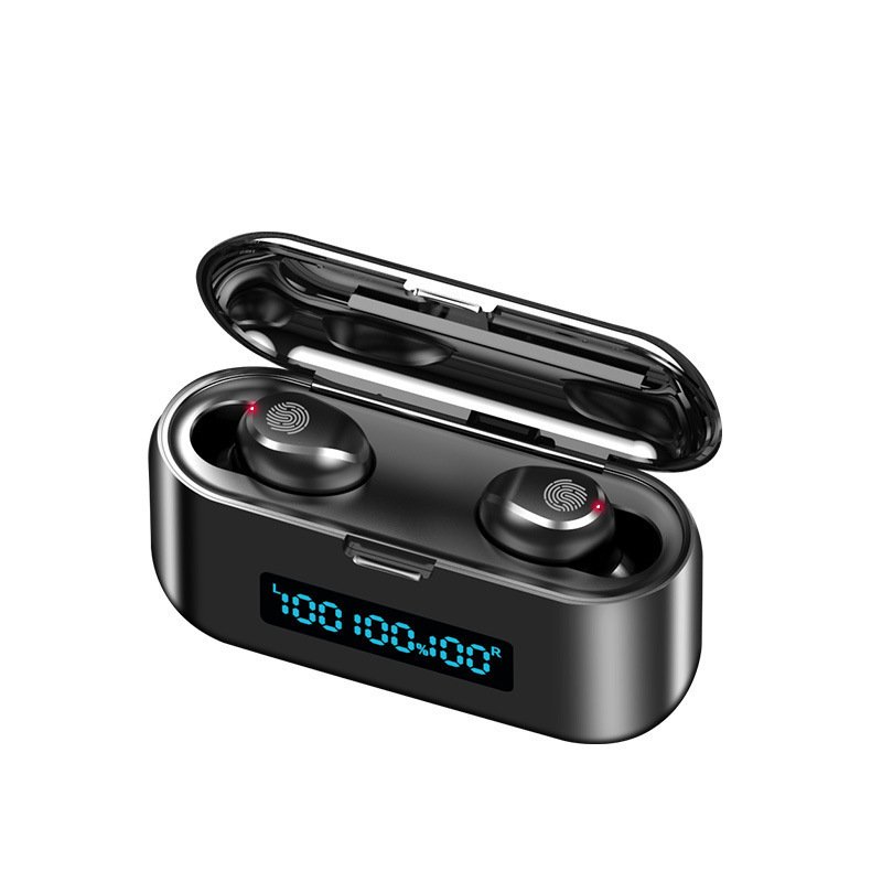 F9 Bluetooth Headset Tws Wireless Bluetooth 5.1 Stereo Digital Display Binaural In-Ear Private Mode Headset - Image 10
