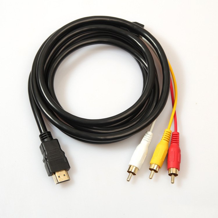 Dmi To Av Cable Hdmi To 3Rca Video Adapter Cable