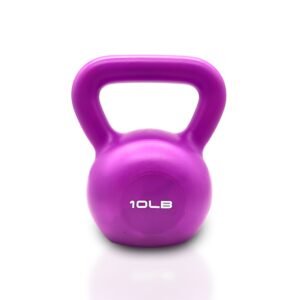 10lbs Kettlebell Set, Strength Training Kettlebells Weight Set For Women, Vinyl Coated Kettle Bell For Home Gym Workout Weight Lifting Equipment, Comfortable Grip Wide Handle Weights