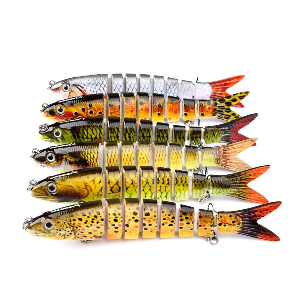 Pike Fishing Lures Artificial Multi Jointed Sections Hard Bait Trolling Pike Carp Fishing Tools - Image 5