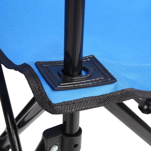 Outdoor Beach Fishing Chair With Umbrella In Blue - Image 5