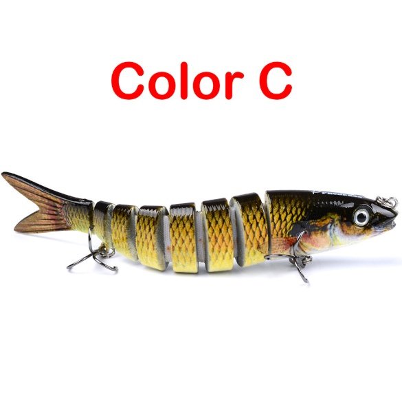 Pike Fishing Lures Artificial Multi Jointed Sections Hard Bait Trolling Pike Carp Fishing Tools - Image 4