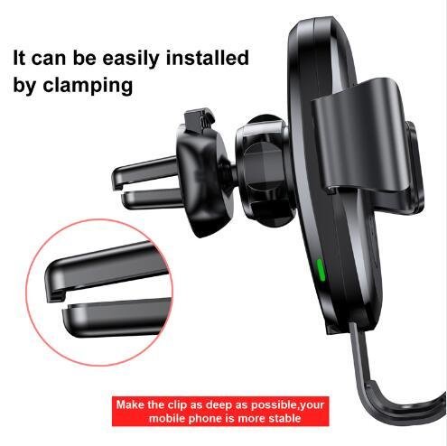 Gravity Bracket Wireless Charging Car Two-in-one Wireless Charging Bracket Charger - Image 3