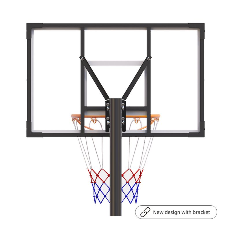 TotheCORE Basketball Stand 5.25-8.53 Ft Adjustable Portable Basketball Hoop & Goal With PC Backplate, Large Base And Wheels - Image 8