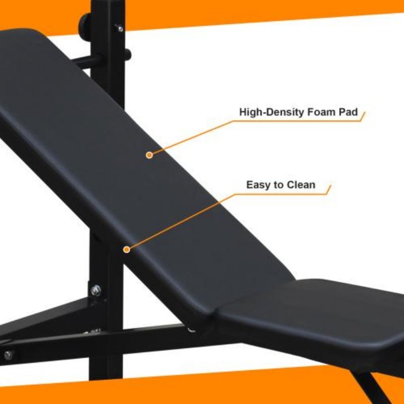 Olympic Weight Bench Full Body Workout For Your Home Gym With Squat Rack And Bench Press - Image 10