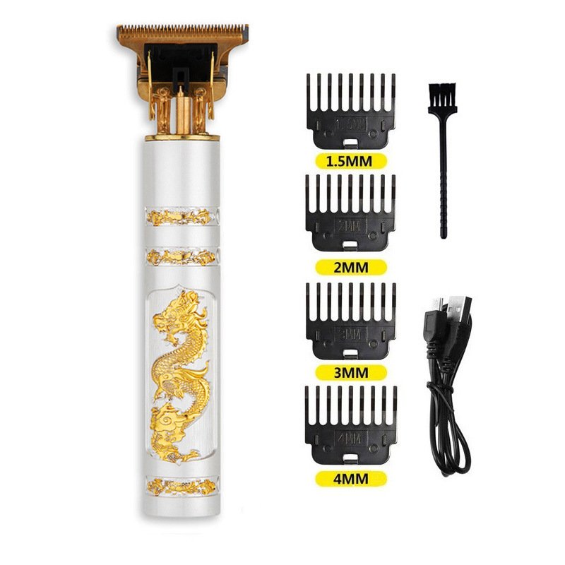 Trim Electric Metal Hair Cutting Knife Clippers Buddha Head Dragon And Phoenix - Image 5