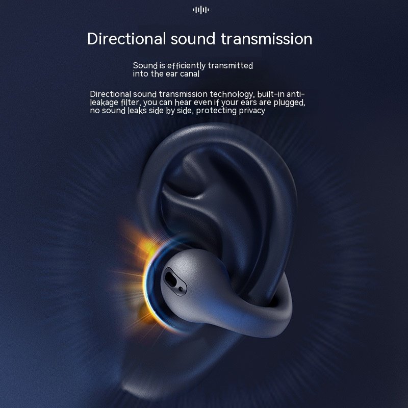 Wireless Ear Clip Bluetooth Headset TWS Comfortable Wear Not In-Ear Sports Wireless Bone Conduction 5.3 Bluetooth Headset - Image 7