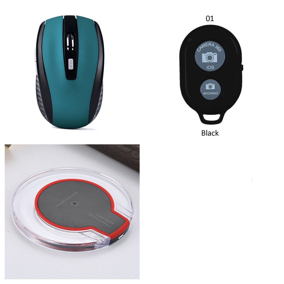 New Wireless Charging Dock Charger Crystal Round Charging Pad With Receiver For A-pple For Sanxing - Image 7