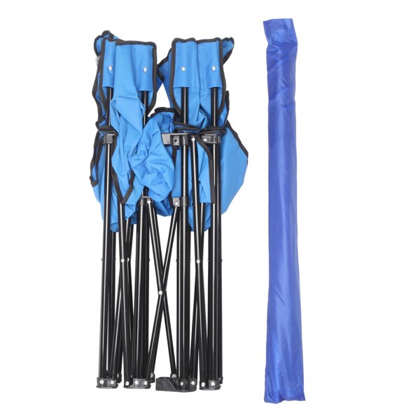 Outdoor Beach Fishing Chair With Umbrella In Blue - Image 9